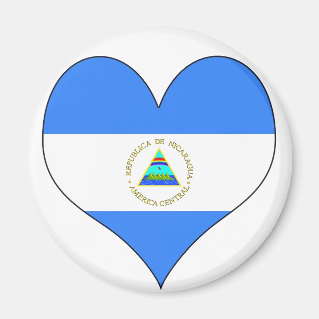 I Kärlek Nicaragua Magnet (Framsidan)
