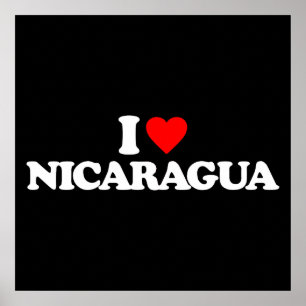 I KÄRLEK NICARAGUA POSTER