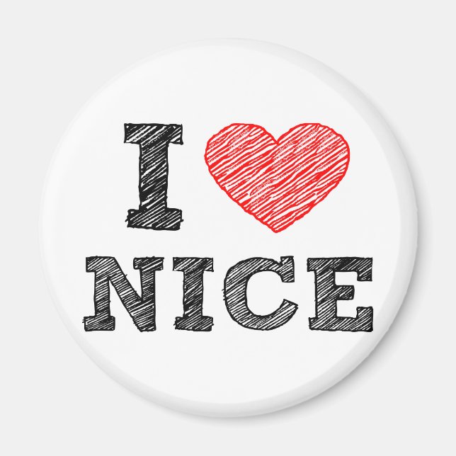I kärlek Nice Magnet (Framsidan)