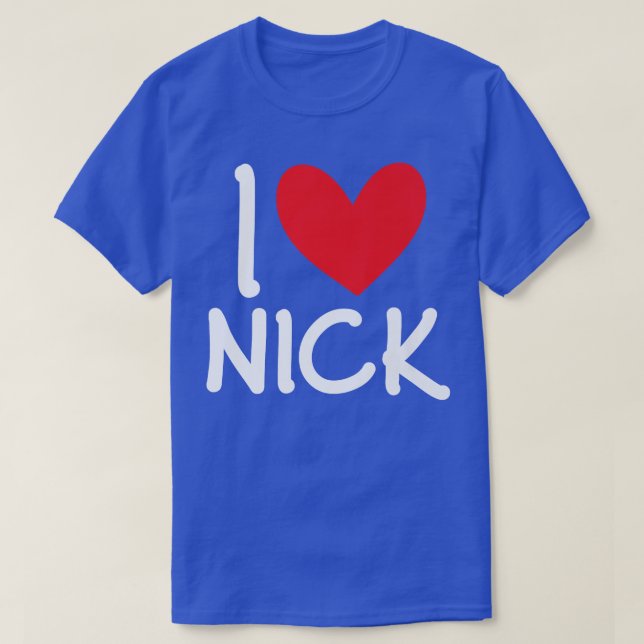 I Kärlek Nick Namn Personlig Manar Guy BFF Friend  T Shirt (Design framsida)