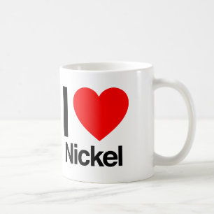 i kärlek nickel kaffemugg