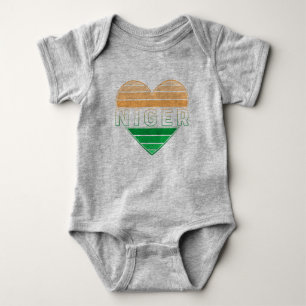 I Kärlek Niger, Nigerien Heart T Shirt