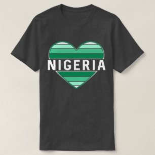 I Kärlek Nigeria, Nigerias hjärta T Shirt