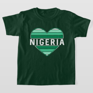 I Kärlek Nigeria, Nigerias hjärta T Shirt