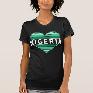 I Kärlek Nigeria, Nigerias hjärta T Shirt