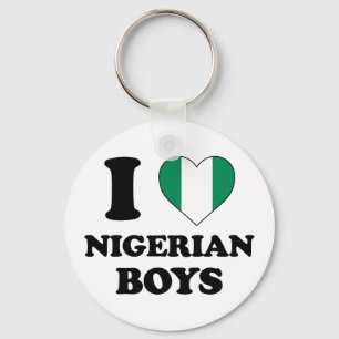 I kärlek nigerianska pojkar nyckelring