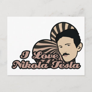 I Kärlek Nikola Tesla Vykort