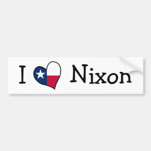 I Kärlek Nixon Bildekal