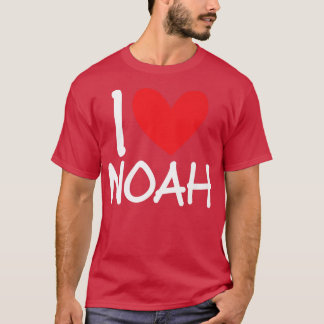 I Kärlek Noah Namn Personlig Manar Guy BFF Friend  T Shirt