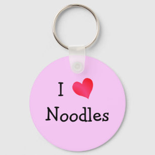 I Kärlek Noodles Nyckelring