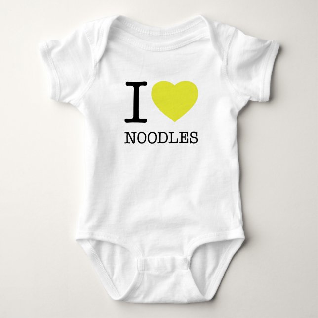 I KÄRLEK NOODLES T SHIRT (Framsida)