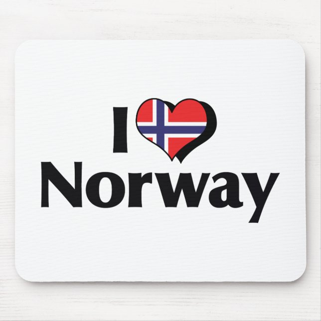 I KÄRLEK NORGE FLAGGA MUSMATTA (Framsidan)