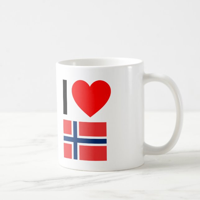 i KÄRLEK NORGE Kaffemugg (Höger)