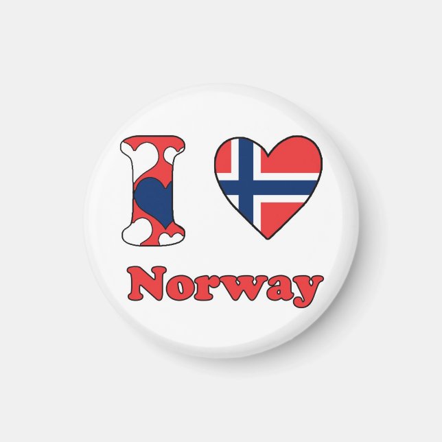 I KÄRLEK NORGE MAGNET (Framsidan)