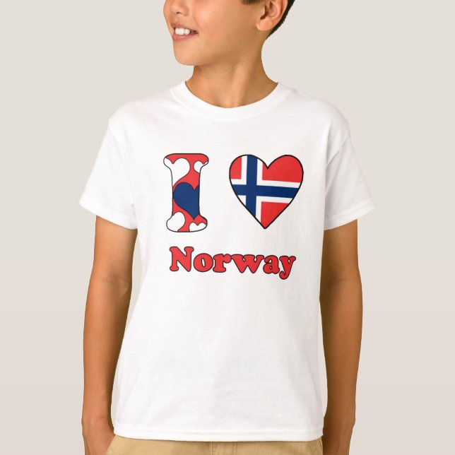 I KÄRLEK NORGE T-SHIRT (Framsida)