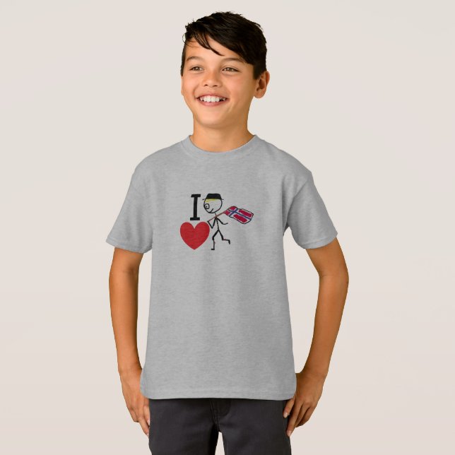 I KÄRLEK NORGE TEE (Hel framsida)