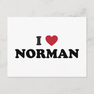 I Kärlek Norman Oklahoma Vykort