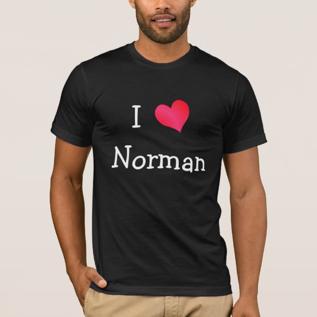 I Kärlek Norman T-shirt (Framsida)