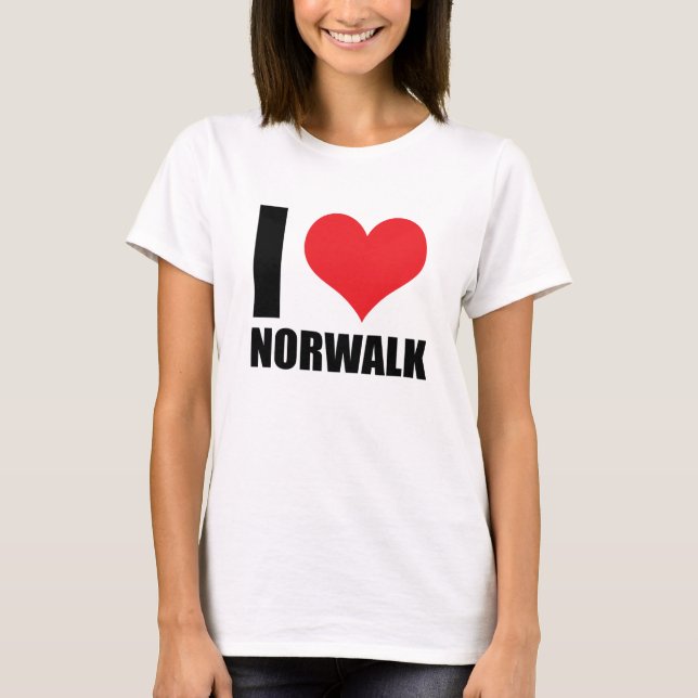 I kärlek Norpromenad T Shirt (Framsida)