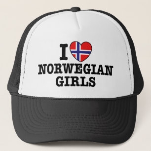 I Kärlek norska flickor Truckerkeps