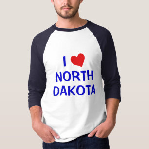 I Kärlek North Dakota Tee