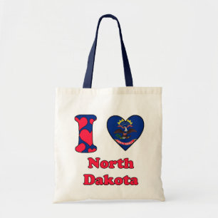 I kärlek North Dakota Tygkasse