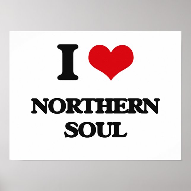 I Kärlek NORTHERN SOUL Poster (Framsidan)