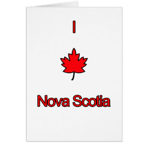 I Kärlek Nova Scotia OBS Kort