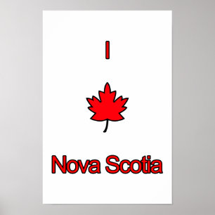 I Kärlek Nova Scotia Poster