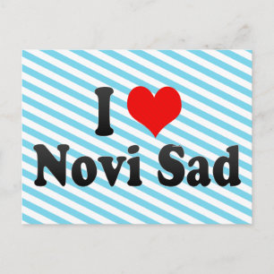 I Kärlek Novi Ledsen, Serbien Vykort