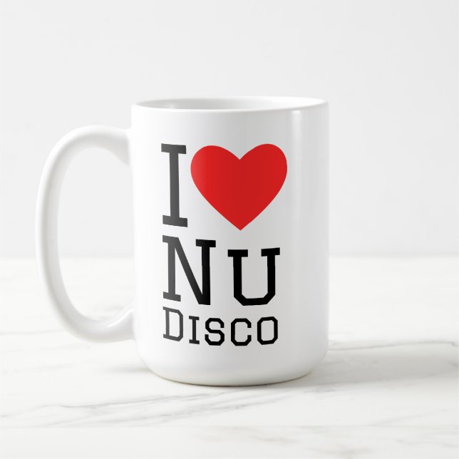 I kärlek Nu disco Kaffemugg (Vänster)