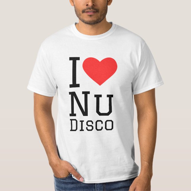 I kärlek Nu disco T Shirt (Framsida)