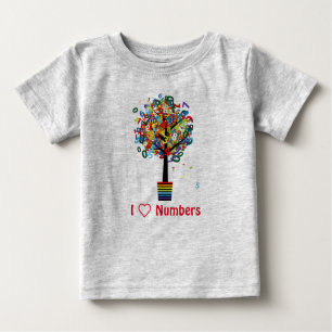 I Kärlek Numbers... Jag är en Genius T Shirt