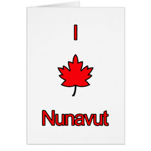 I Kärlek Nunavut OBS Kort