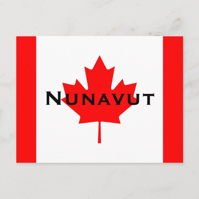 I Kärlek Nunavut Vykort (Framsida)