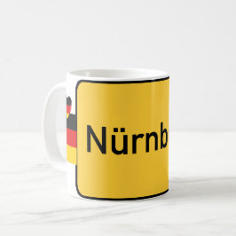 I kärlek Nürnberg - Nürnberg Tyskland Kaffemugg