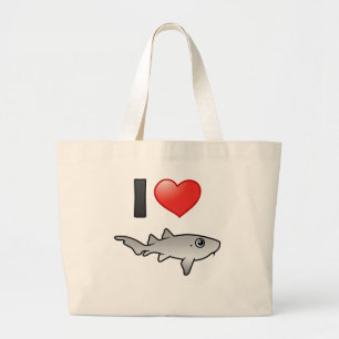 I Kärlek Nurse Sharks Jumbo Tygkasse