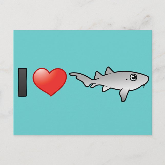 I Kärlek Nurse Sharks Vykort (Framsida)