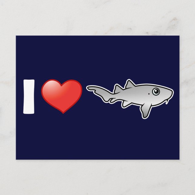 I Kärlek Nurse Sharks Vykort (Framsida)