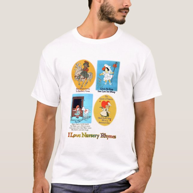 I Kärlek Nursery Rhymes (#2) T Shirt (Framsida)