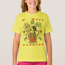 I Kärlek Nursing - Cat Nurse T Shirt