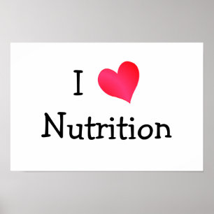 I Kärlek Nutrition Poster