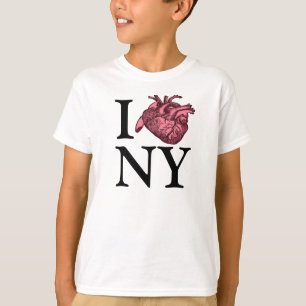 I Kärlek NY med anatomiskt korrekt t-shirt för h