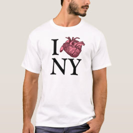 I Kärlek NY med anatomiskt korrekt t-shirt för hjä