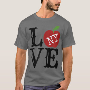 I Kärlek NY med äppleNew York-skjorta T Shirt
