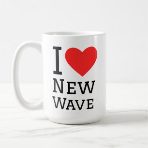 I kärlek, ny våg kaffemugg