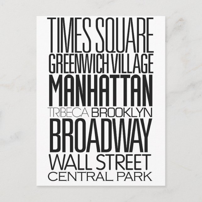 I Kärlek NY Vykort (Framsida)