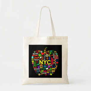 I KÄRLEK NYC ÄR NEW YORK CITY BIG APPLE TYGKASSE
