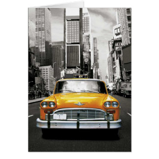 I Kärlek NYC - New York Taxi Hälsningskort