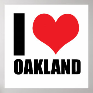 I kärlek Oakland Poster